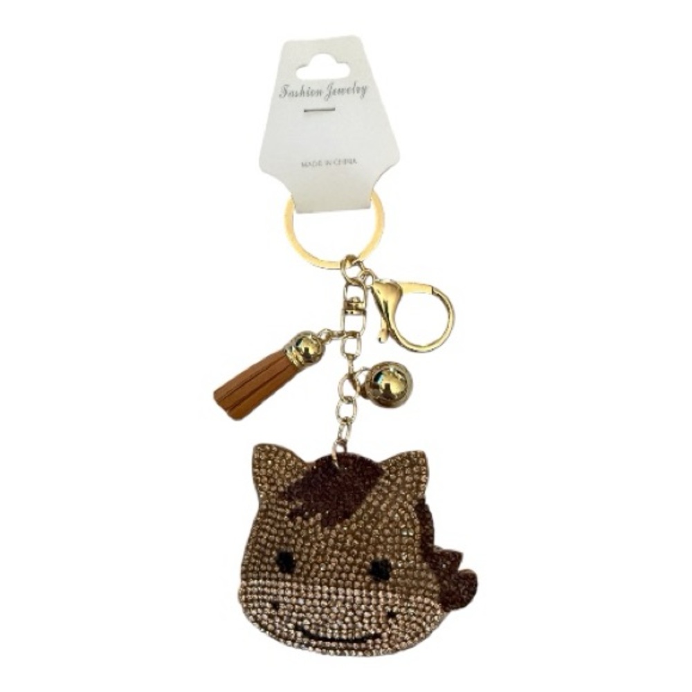 Brown horse Keychain with Tassel